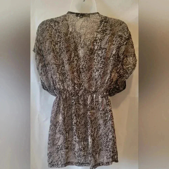 Marina Luna, snakeskin print, sheer top, size medium - Picture 8 of 9